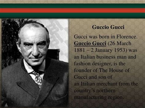 designer gucci first name|who started Gucci.